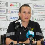 Coach Nora Hauptle lauds her side despite Zambia defeat