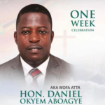 Date for one-week observation of Daniel Okyem Aboagye announced