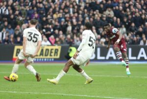 VIDEO: Watch Kudus Mohammed's goal for West Ham against Man United