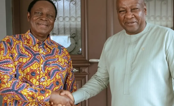 Mahama meets Kwabena Duffuor