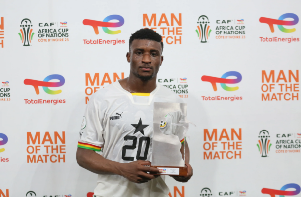 AFCON 2023: Mohammed Kudus wins man of the match again in Mozambique clash