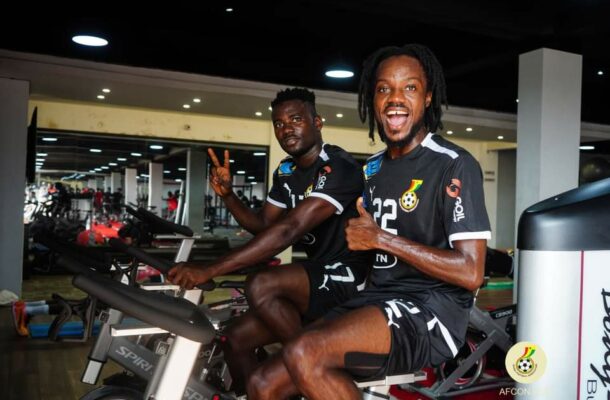 PHOTOS: Black Stars intensify preparations for AFCON 2023 with gym session