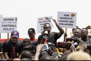 PHOTOS: Thousands turn up for 'Save Ghana Football' demonstration