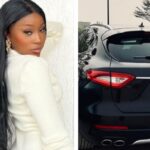 Reactions as Efia Odo flaunts plush Maserati online