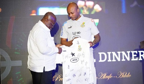 President Akufo-Addo acknowledges Andre Ayew's apology after AFCON exit