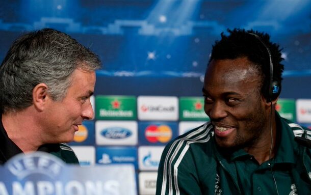 VIDEO: Essien calls me dad but he is almost my age - Jose Mourinho jokes