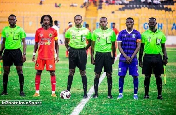 Match officials for Ghana Premier League matchweek 24