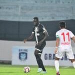 Joseph Adjei sees red as Mohammedan Sporting suffers defeat to Real Kashmir