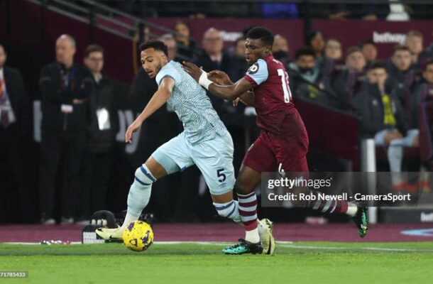 VIDEO: Watch how Kudus Mohammed won a penalty for West Ham on his return