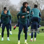 Thomas Partey returns to training ahead of Arsenal's Champions League clash