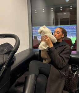 PHOTOS: Thomas Partey's girlfriend Janine Mackson shares pictures of their baby