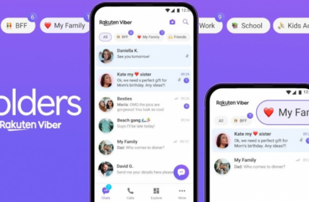 "Viber's Enhanced Experience: Introducing Custom Chat Folders"
