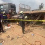 Takoradi: Truck fails brake, runs over ‘loading boy’