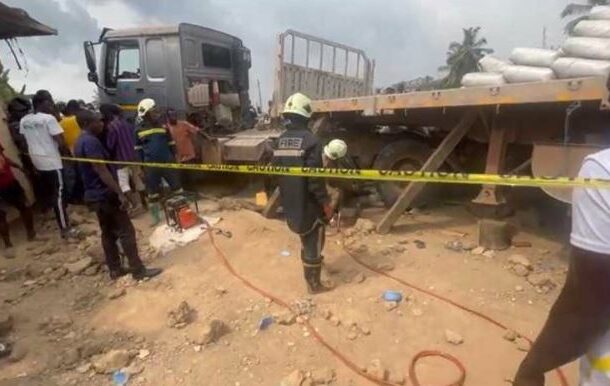 Takoradi: Truck fails brake, runs over ‘loading boy’