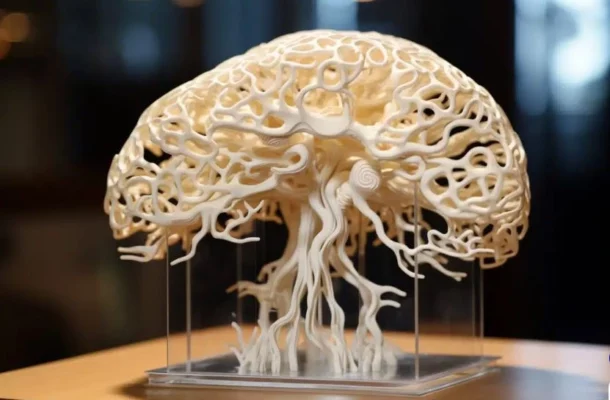 Breakthrough: Scientists Create First Brain Tissue Fabric Using 3D Printing