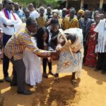 Ayensuano: NPP's Ida Aseidu breaks grounds for construction of classroom block