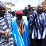Dr. Bawumia joins thousands of Muslims to observe pre-burial prayers for National Chief Imam's wife