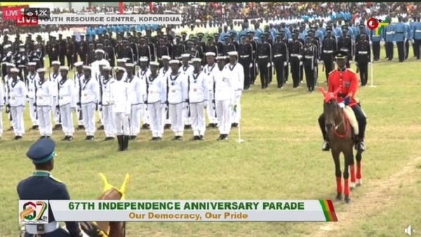 LIVESTREAMING: Ghana@67 Independence Day parade
