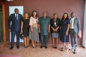 Mahama officially informed about Access Bank CEO’s death [Photos]