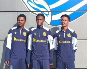 African Talent Football Academy's young trio earns spot with Real Sociedad U19
