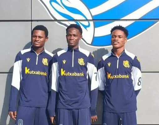 African Talent Football Academy's young trio earns spot with Real Sociedad U19