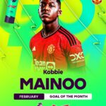 Man Utd's Kobbie Mainoo wins Premier League goal of the month award