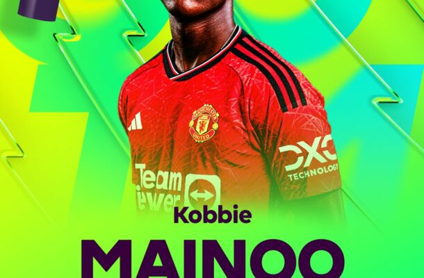Man Utd's Kobbie Mainoo wins Premier League goal of the month award