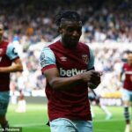 Kudus Mohammed hits double figures in Premier League goal contributions