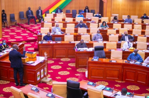 Chaos erupts in Parliament after Afenyo-Markin describes Prof. Opoku Agyemang as old