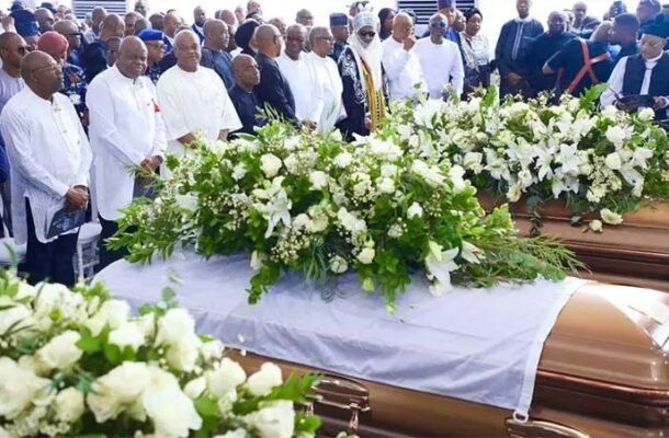 Family breaks silence as father of late Access Bank CEO reportedly slumps at his funeral
