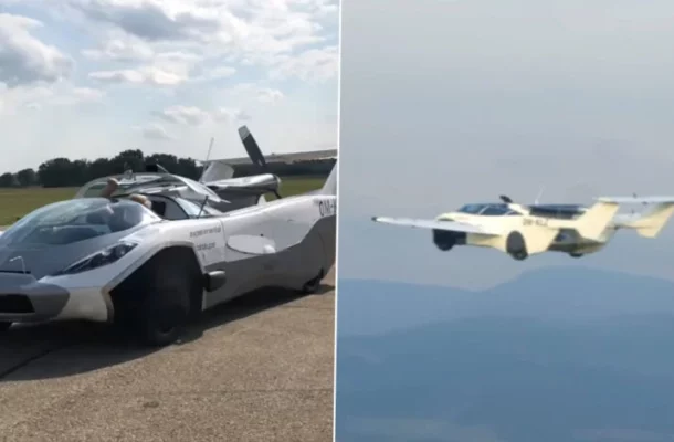 Soaring Heights: Unveiling the World's First Flying Car with 160 Horsepower Engine
