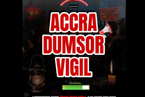 Dumsor Vigil to hit Accra