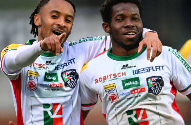 Augustine Boakye's goal secures victory for Wolfsberger 