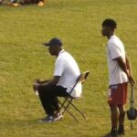 Coach Bashir Hayford explains why he sat in the middle of the pitch during GPL match