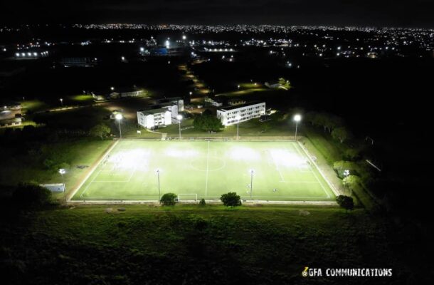 Ghanaman Soccer Centre of Excellence gets pitch with ultramodern floodlights