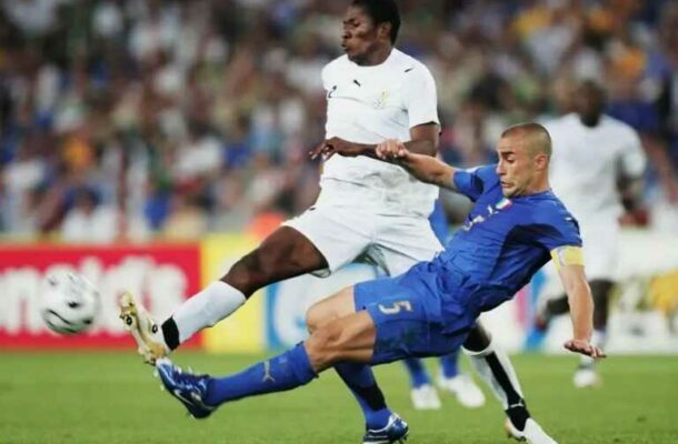 Asamoah Gyan recalls tough challenge against Italy's Cannavaro in 2006 World Cup