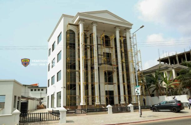 Hearts of Oak's new secretariat nears completion - Togbe Afede XIV