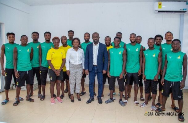 GFA President Kurt Okraku boosts Futsal team ahead of Africa Cup of Nations