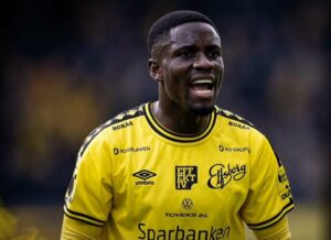 Michael Baidoo scores for Elfsborg in defeat to IFK Norrköping