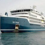 First passenger vessel docks at Elmina Harbour with 115 tourists