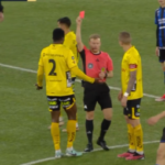 Black Meteors defender Terry Yegbe sent off in Swedish Allsevenskan clash