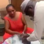 NPP's Mike Ocquaye Jnr washes for constituent during campaign tour [Video]