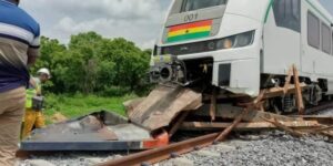 New Ghana train on test run involved in accident [Photos]