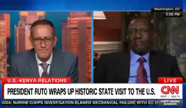 Watch how Kenya president used Kwame Nkrumah quote during CNN interview