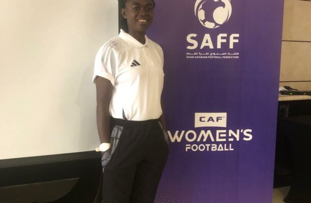 Women's U16 Coach Bernice Kyeremeh attends CAF Women's Coaching Workshop