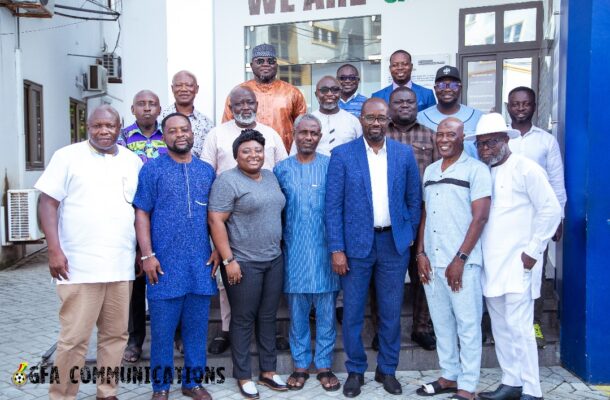 Dreams FC visits GFA to show appreciation for support