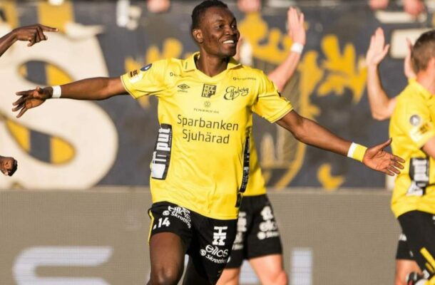 Ghana's Jalal Abdullai hits a brace in IF Elfsborg's win over AIK Stockholm