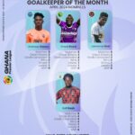 Four goalies battle for goalkeeper of the month award