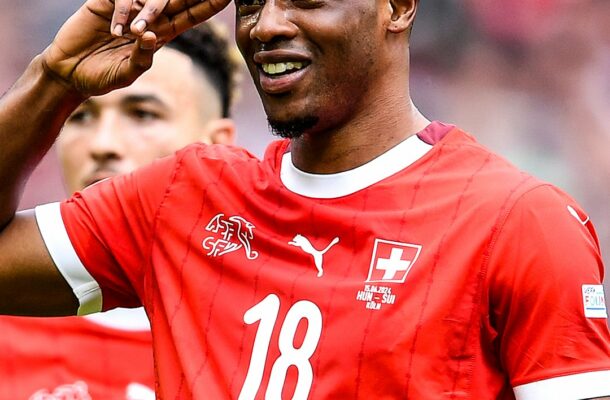 Swiss striker Kwadwo Duah scores in Euro 2024 group opener against Hungary