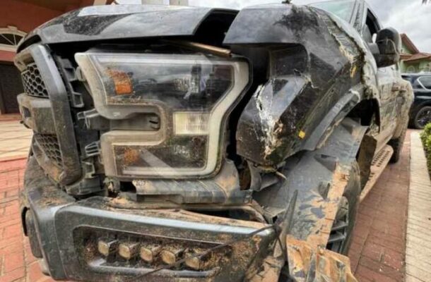Jomoro MP survives near-fatal accident on Takoradi-Cape Coast Highway